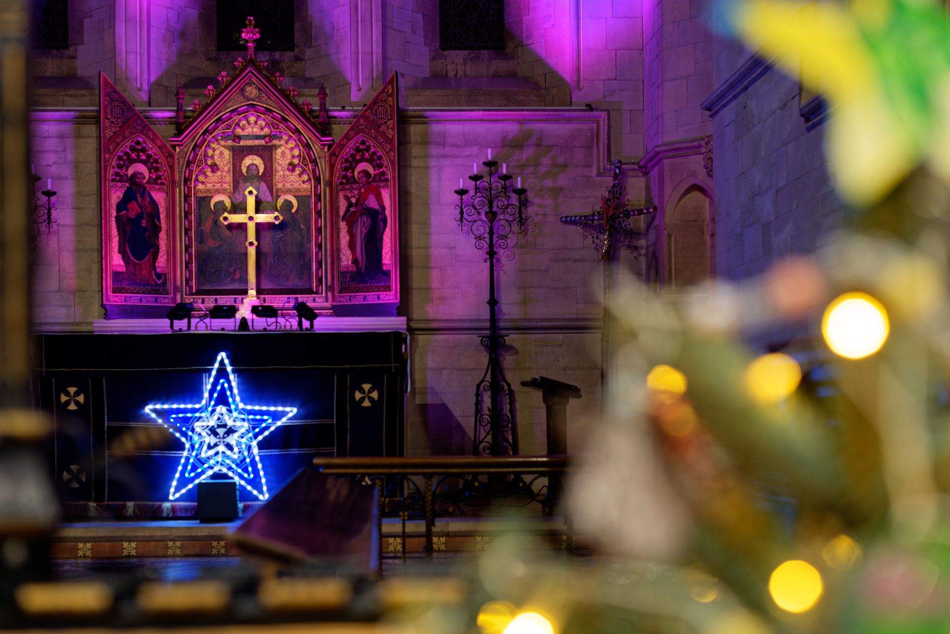 Altar with Christmas star